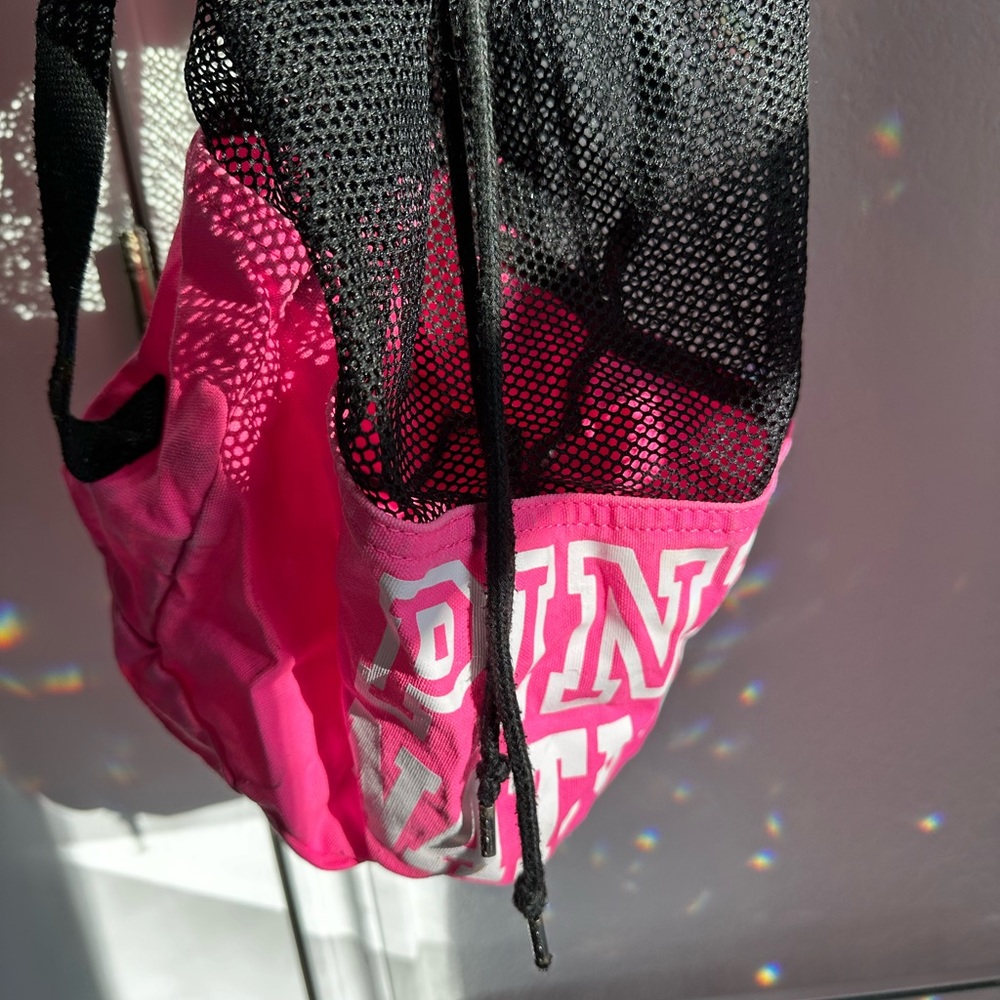 PINK String backpack🩷 - Picture 4 of 5